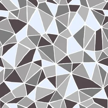 Abstract polygonal seamless vector pattern Stock Illustration