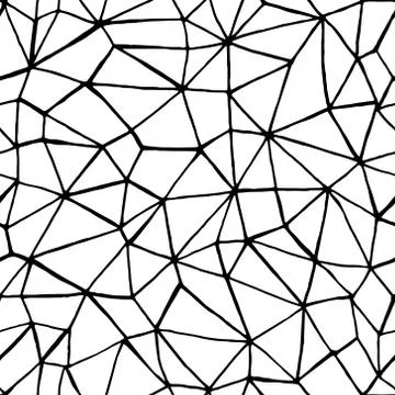 Abstract polygonal seamless vector pattern Stock Illustration