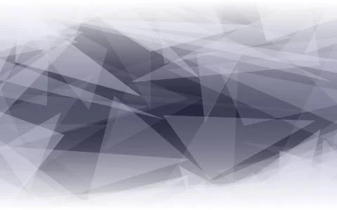 Abstract polygonal shape background. Glowing triangles on dark backdrop Stock Illustration