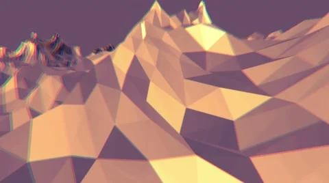 Abstract polygonal shimmering background Stock Footage 46275267