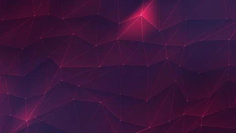 Abstract polygonal space, connection structure Vídeo Stock 269019632