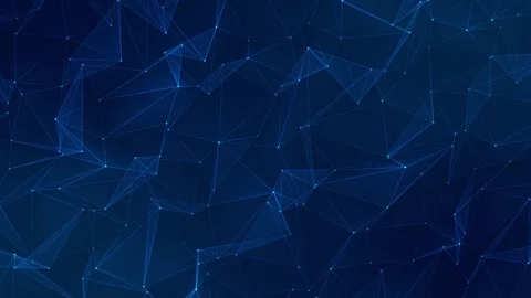 Abstract polygonal space, connection structure Vídeo Stock 269019692