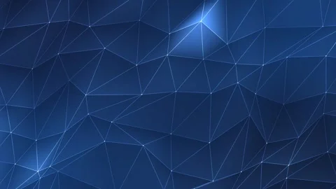 Abstract polygonal space, connection structure Stock Footage 276384699