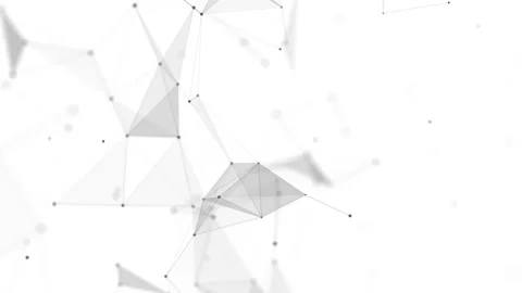 Abstract polygonal space with dots and lines motion. Stock Footage 155129291