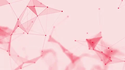 Abstract polygonal space with dots and lines motion. Data technology. Stock-Footage 156200267