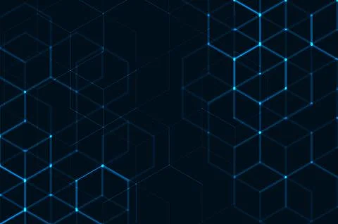 Abstract polygonal space Illustrazione stock