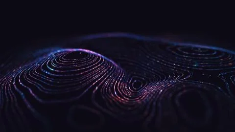 Abstract polygonal space low poly dark background Stock Illustration