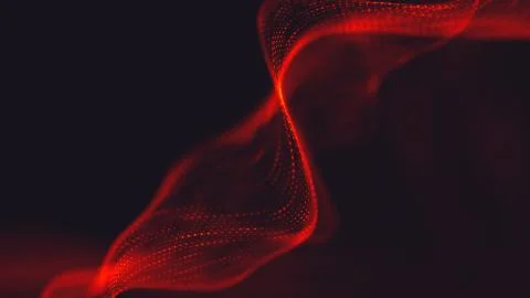 Abstract polygonal space low poly dark background Stock Illustration