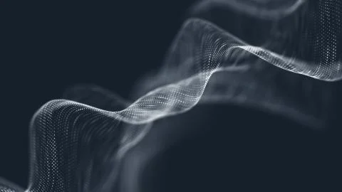 Abstract polygonal space low poly dark background Stock Illustration