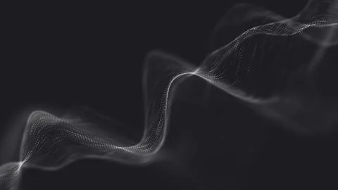 Abstract polygonal space low poly dark background Stock Illustration