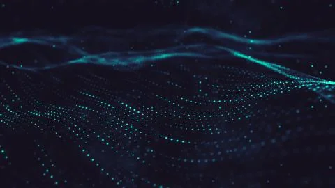 Abstract polygonal space low poly dark background Stock Illustration