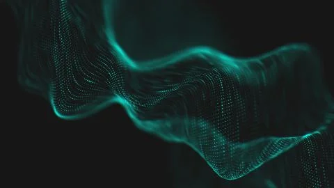 Abstract polygonal space low poly dark background Stock Illustration