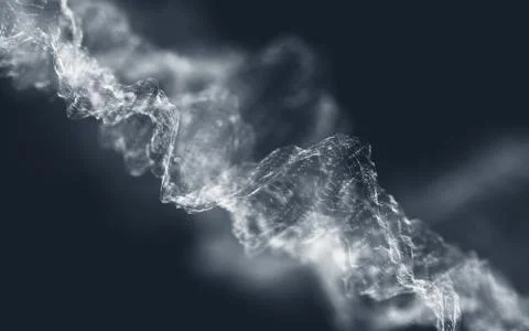 Abstract polygonal space low poly dark background Stock Illustration