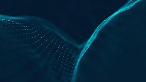 Abstract polygonal space low poly dark background Stock Illustration