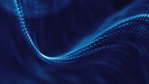 Abstract polygonal space low poly dark background Stock Illustration