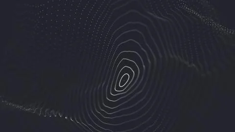 Abstract polygonal space low poly dark background Stock Illustration