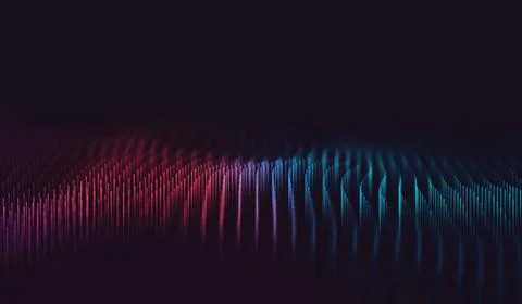 Abstract polygonal space low poly dark background Illustrazione stock