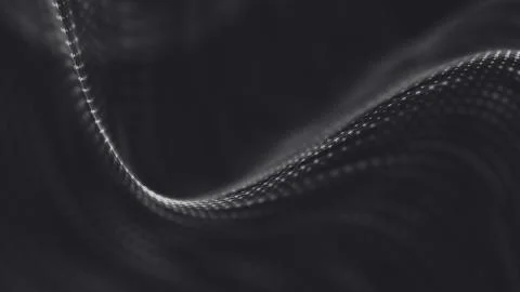 Abstract polygonal space low poly dark background Stock Illustration