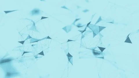 Abstract polygonal space low poly dark background Stock Illustration