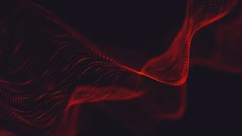 Abstract polygonal space low poly dark background Illustrazione stock