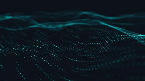 Abstract polygonal space low poly dark background Stock Illustration