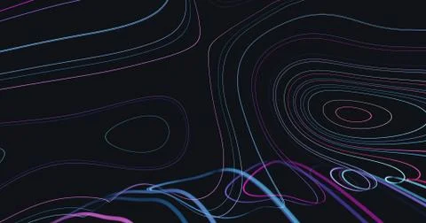 Abstract polygonal space low poly dark background Stock Illustration