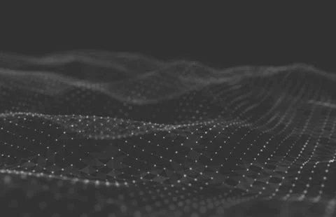 Abstract polygonal space low poly dark background Stock-Illustration