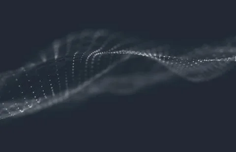 Abstract polygonal space low poly dark background Stock-Illustration