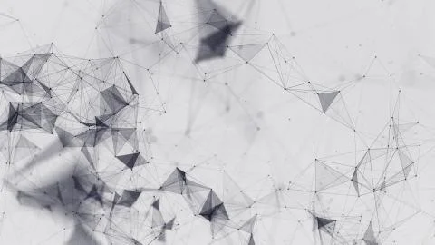 Abstract polygonal space low poly dark background Stock-Illustration