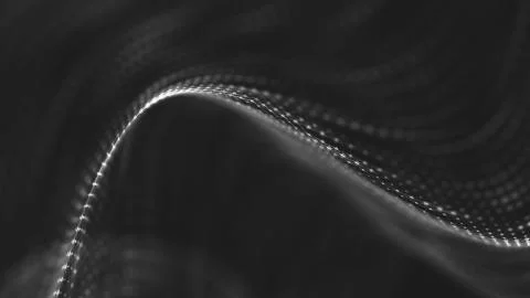 Abstract polygonal space low poly dark background Stock Illustration