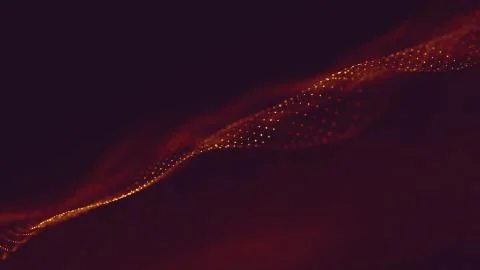 Abstract polygonal space low poly dark background Illustrazione stock