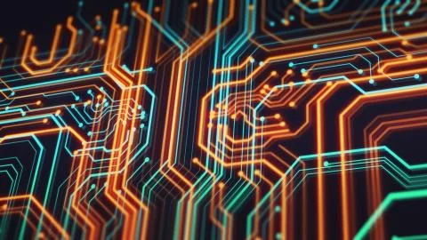 Abstract polygonal space low poly dark background Stock Illustration