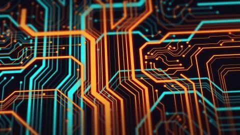 Abstract polygonal space low poly dark background with connecting dots and li Stock Illustration