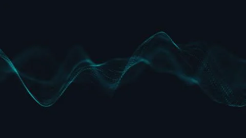 Abstract polygonal space low poly dark background with connecting dots and li Illustrazione stock