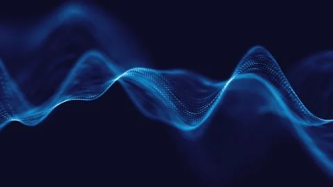 Abstract polygonal space low poly dark background with connecting dots and li Illustrazione stock