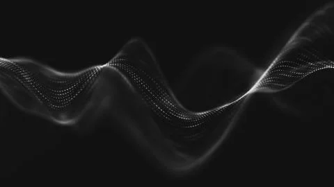 Abstract polygonal space low poly dark background with connecting dots and li Stock Illustration