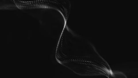 Abstract polygonal space low poly dark background with connecting dots and li Illustrazione stock