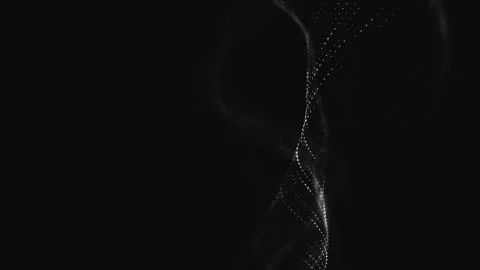 Abstract polygonal space low poly dark background with connecting dots and li Stock Illustration