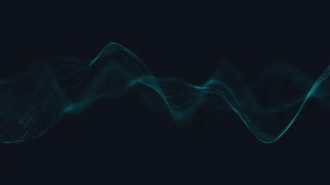 Abstract polygonal space low poly dark background with connecting dots and li Illustrazione stock