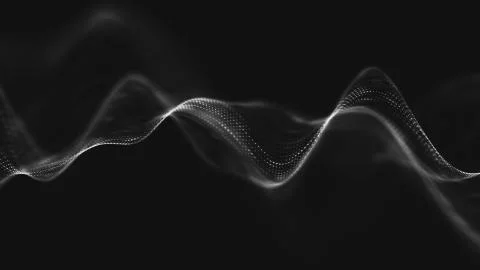 Abstract polygonal space low poly dark background with connecting dots and li Illustrazione stock