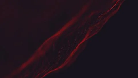 Abstract polygonal space low poly dark background with connecting dots and li Stock-Illustration