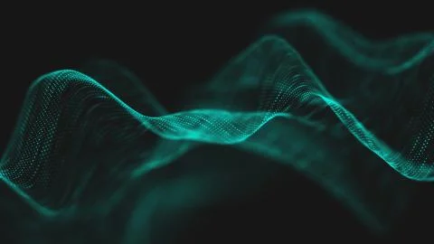 Abstract polygonal space low poly dark background with connecting dots and li Illustrazione stock