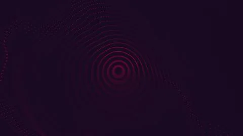 Abstract polygonal space low poly dark background with connecting dots and li Stock Illustration