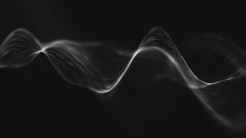 Abstract polygonal space low poly dark background with connecting dots and li Stock Illustration