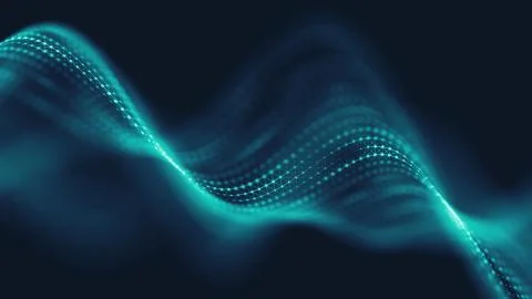 Abstract polygonal space low poly dark background with connecting dots and li Stock Illustration