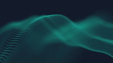 Abstract polygonal space low poly dark background with connecting dots and li Illustrazione stock