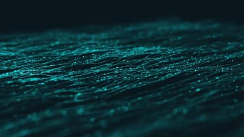 Abstract polygonal space low poly dark background with connecting dots and li Stock Illustration