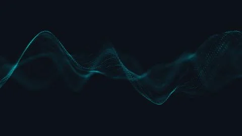 Abstract polygonal space low poly dark background with connecting dots and li Illustrazione stock