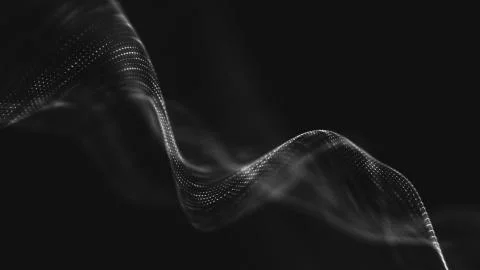 Abstract polygonal space low poly dark background with connecting dots and li Illustrazione stock