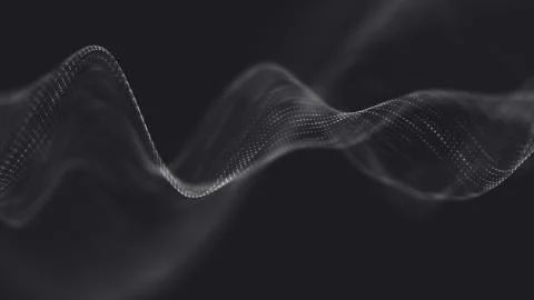 Abstract polygonal space low poly dark background with connecting dots and li Illustrazione stock